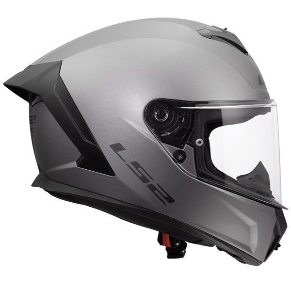 LS2 Rapid III Full-Face Helmet Solid Matte Titanium L - Driven Powersports