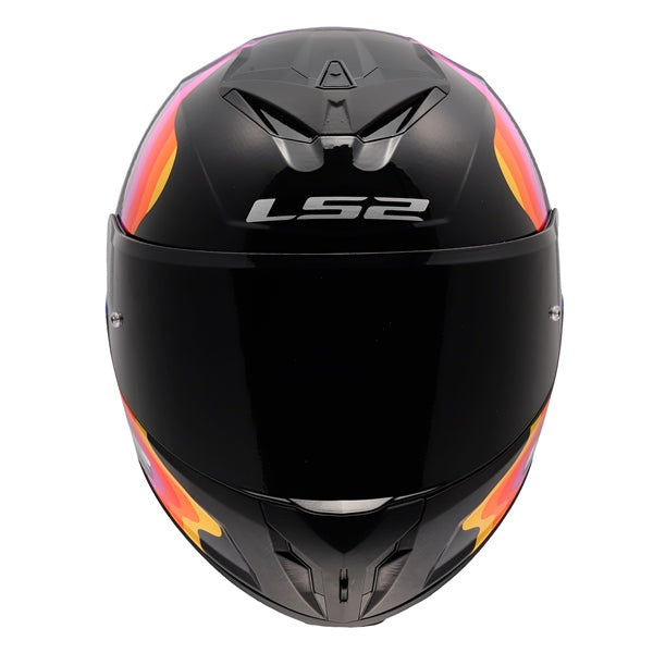 LS2 Rapid III Full-Face Helmet Flow Black/Multi 2XS - Driven Powersports