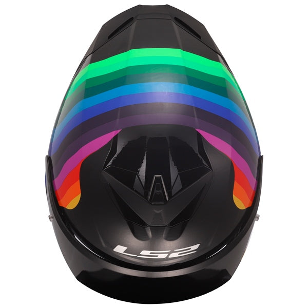LS2 Rapid III Full-Face Helmet Flow Black/Multi 2XS - Driven Powersports