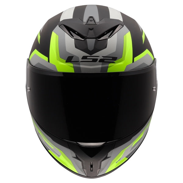 LS2 Rapid III Full-Face Helmet Hyper Matte Black/High-Visibility Yellow 2XS - Driven Powersports