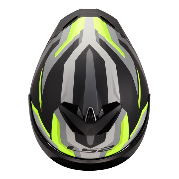 LS2 Rapid III Full-Face Helmet Hyper Matte Black/High-Visibility Yellow 2XS - Driven Powersports