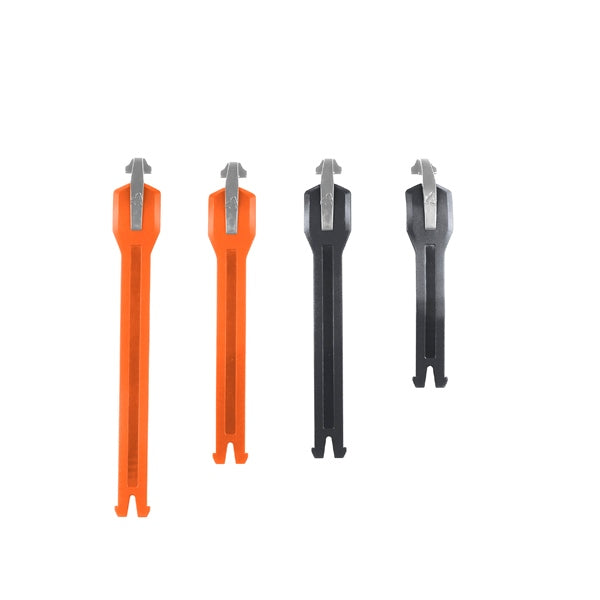 Leatt 5.5 Strap Kit Orange/Graphene - Driven Powersports