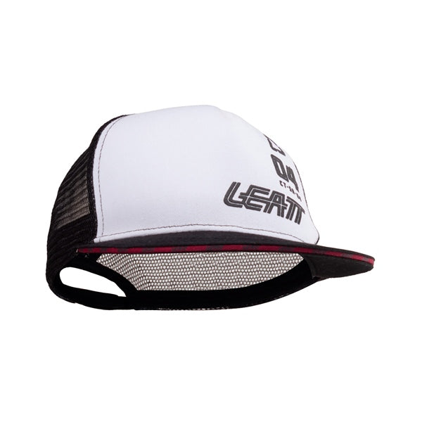 Leatt Trucker Cap Black/White SM-XL - Driven Powersports