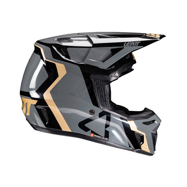 Leatt 8.5 Off-Road Helmet Kit V25 Black 2XL - Driven Powersports