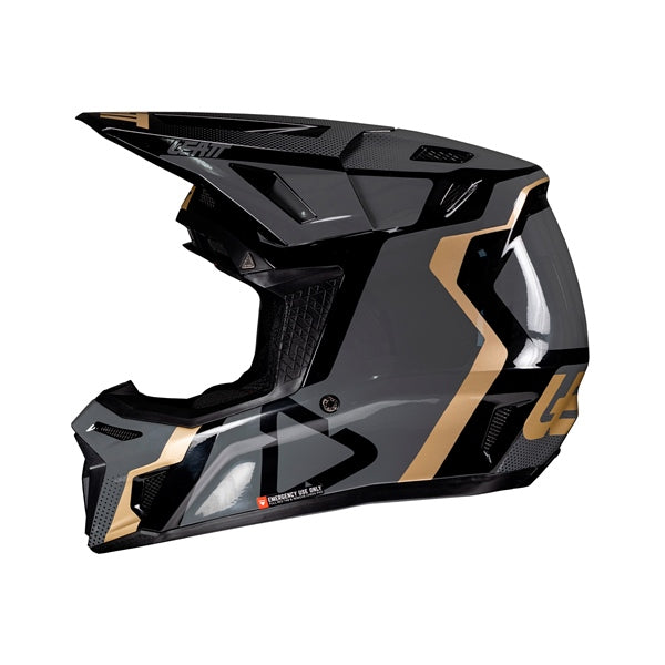 Leatt 8.5 Off-Road Helmet Kit V25 Black 2XL - Driven Powersports