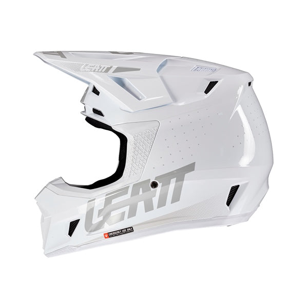 Leatt 7.5 Off-Road Helmet Kit V25 - White S White SM - Driven Powersports