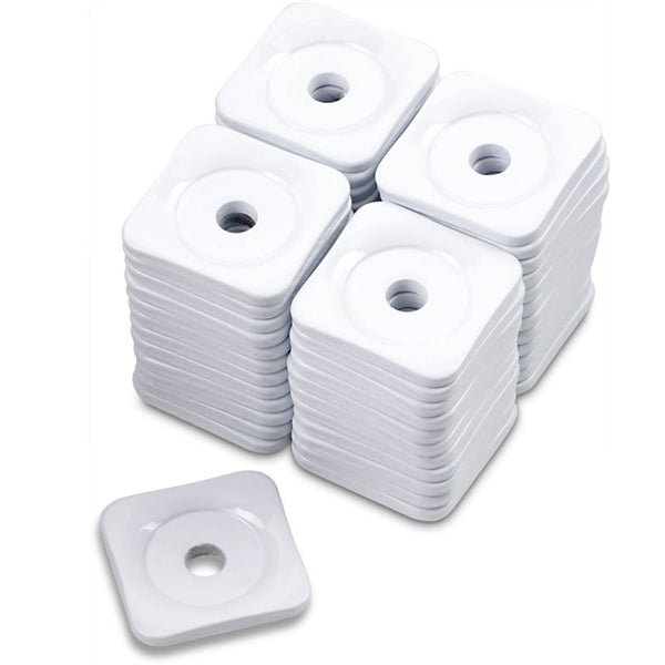 WOODY'S SQUARE GRAND DIGGER BACKER PLATES White 48 Package 5/16" - Driven Powersports
