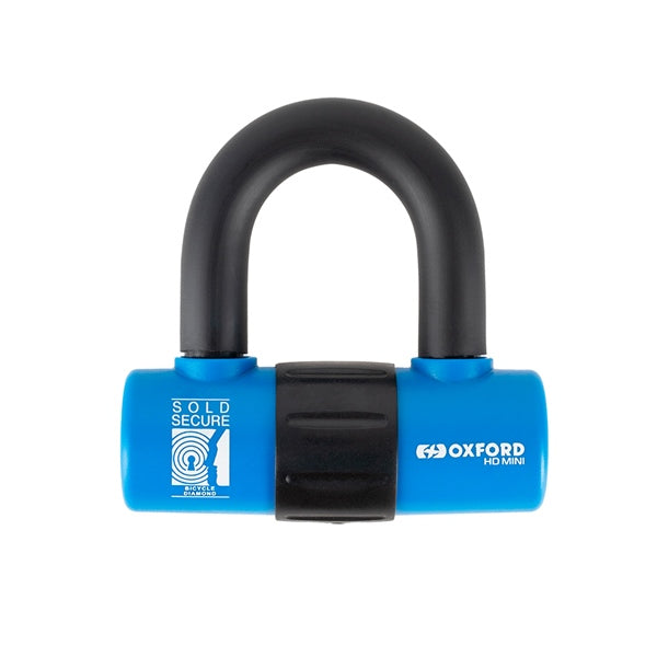 Oxford Mini U-Lock Blue - Driven Powersports