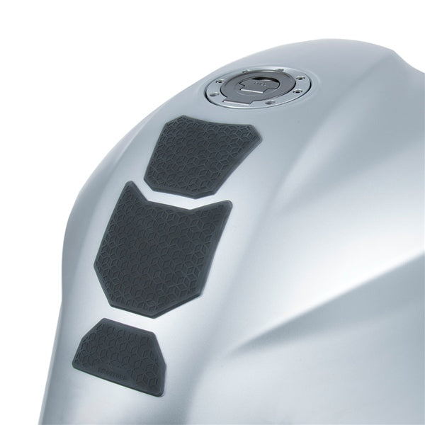 Oxford Gripper ADV Tank Pad Solid Color Black - Driven Powersports