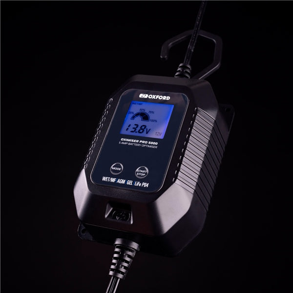 Oxford Oximiser Pro 5000 Battery Charger - Driven Powersports