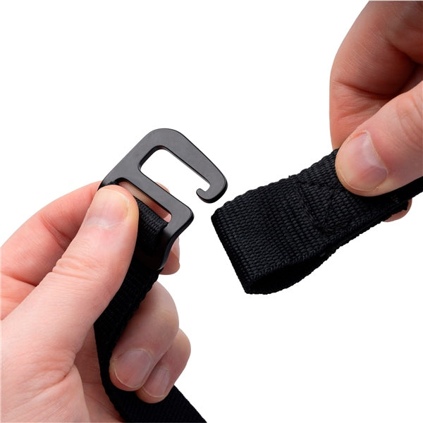 Oxford Atlas G-Hook Straps Black - Driven Powersports