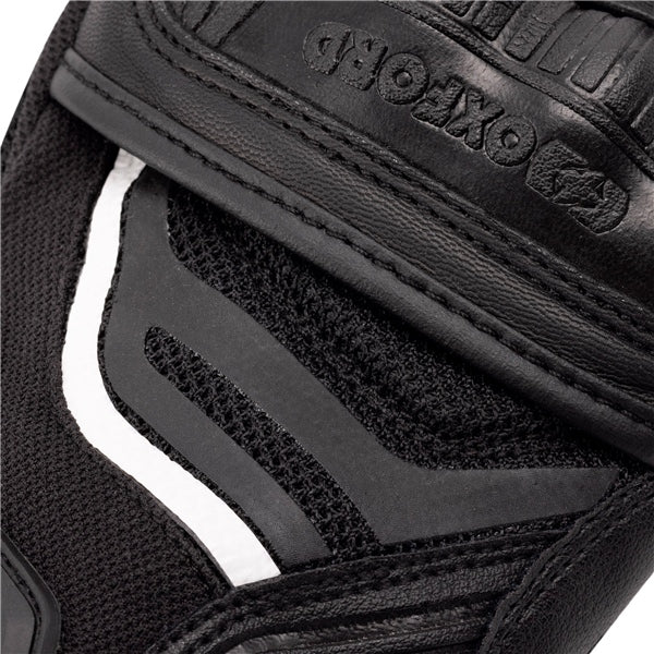 Oxford Omega 1.0 Air Gloves Black/White XL - Driven Powersports