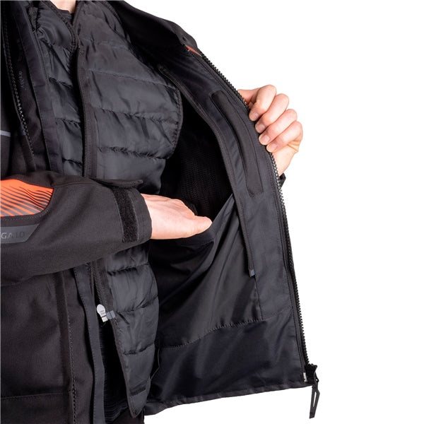 Oxford Omega 1.0 Jacket Black/Camo/Red S - Driven Powersports