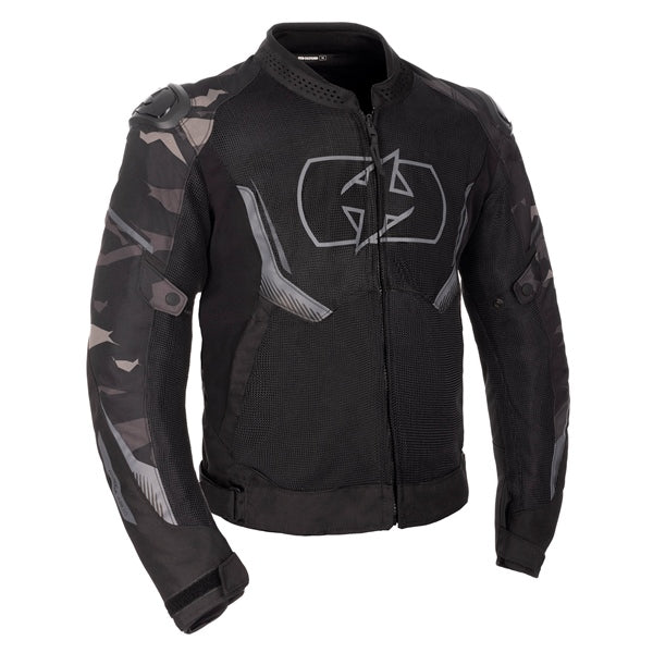 Oxford Omega 1.0 Air Jacket Black/Camo 2XL - Driven Powersports