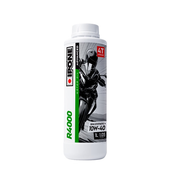 Ipone Engine Oil R4000 Oil Semi-Synthetic 10W40 1 L / 0.26 G - Driven Powersports