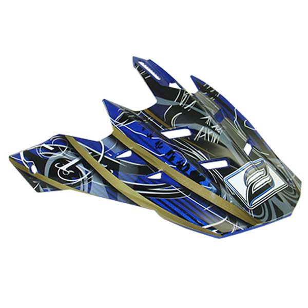 Zoan MX-1 PLAGUE VISOR Blue - Driven Powersports
