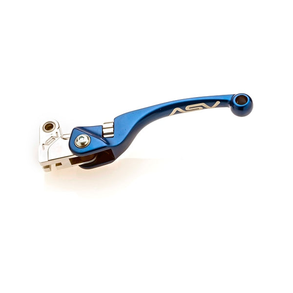 ASV F4 Series Off-Road Clutch Lever For Honda / Kawasaki & More Blue - Driven Powersports