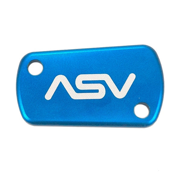ASV Off Road Front & Rear Brake Reservoir cap For Honda & More Blue - Driven Powersports