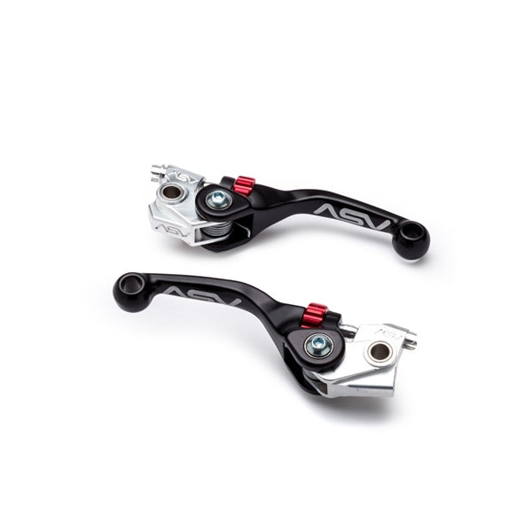 ASV Clutch and Brake Lever Pair Pack For Honda Black - Driven Powersports