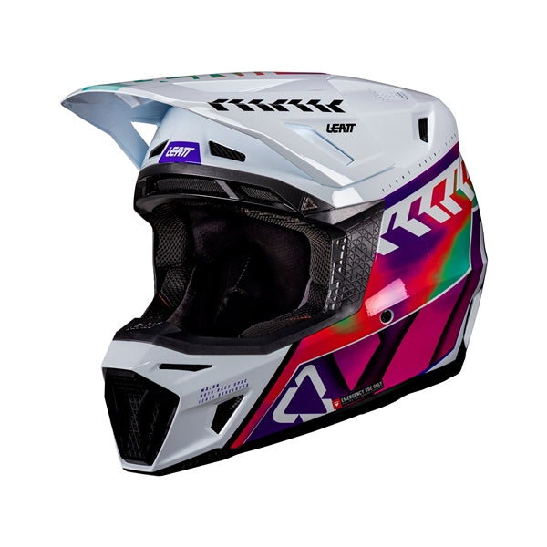 Leatt 8.5 Off-Road Helmet Kit V26 Teal L - Driven Powersports