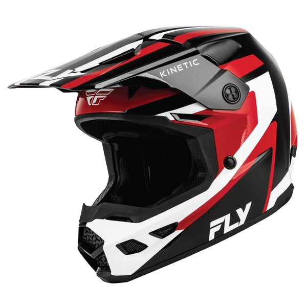 Fly Racing Kinetic Sync MX Helmet Black/Red/White 2XL - Driven Powersports