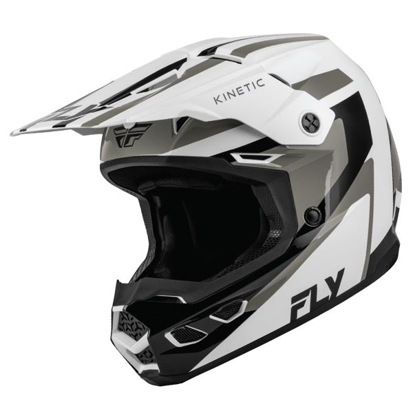 Fly Racing Kinetic Sync MX Helmet Grey/High-Visibility 2XL - Driven Powersports