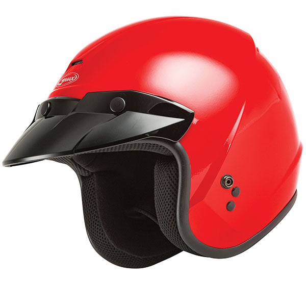 GMAX OF-2 OPEN FACE HELMET Red XS - Driven Powersports