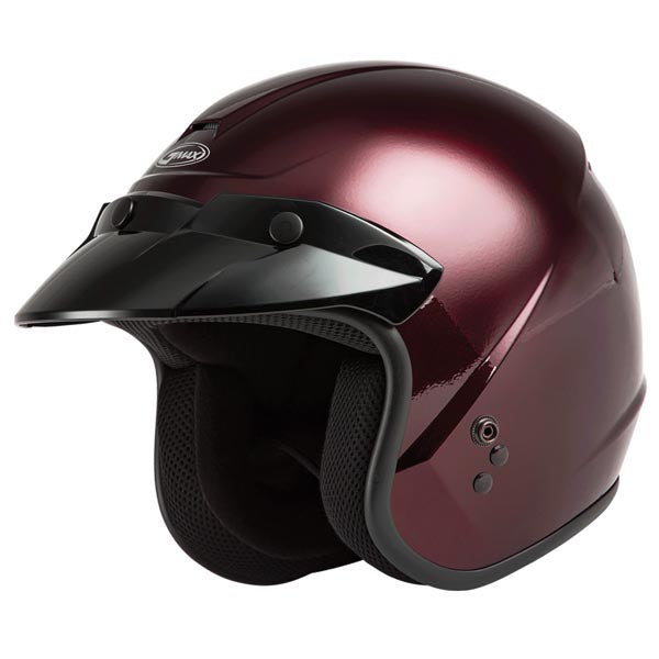 GMax OF-2 OPEN FACE HELMET Wine XS - Driven Powersports