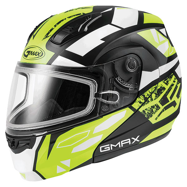 GMAX MD04 FULL FACE MODULAR HELMET High-Visibility Double Small - Driven Powersports