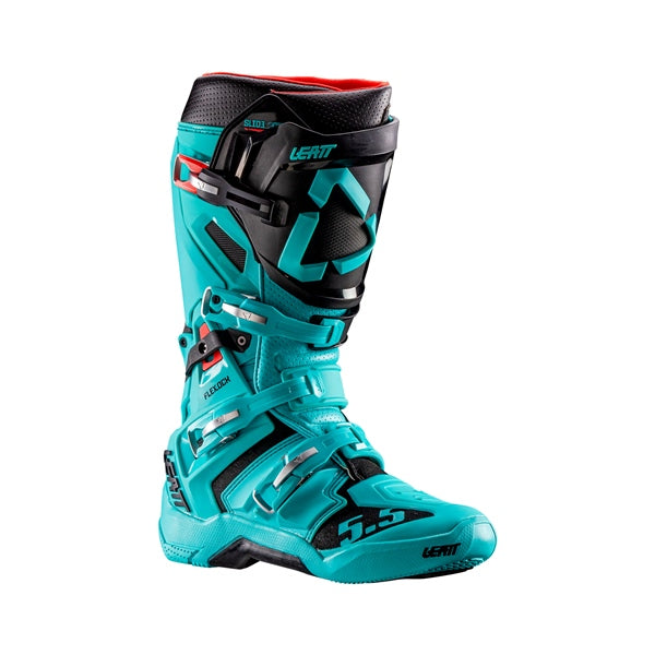 Leatt 5.5 Flexlock Boots Teal 12 - Driven Powersports