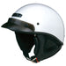GMAX GM35 FULLY DRESSED HALF HELMET Pearl White Large - Driven Powersports