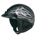 GMAX GM35 FULLY DRESSED HALF HELMET Silver Large - Driven Powersports