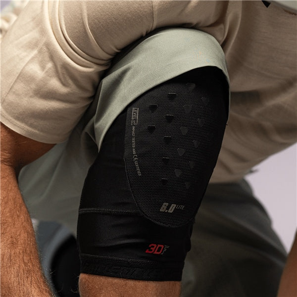 Leatt 6.0 Evo Lite Knee Guard Black S - Driven Powersports