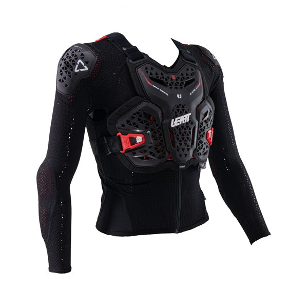 Leatt 4.5 Hybrid Body Protector - Junior Black S-M - Driven Powersports