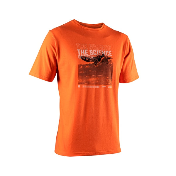 Leatt Core T-Shirt Peach Orange XL - Driven Powersports