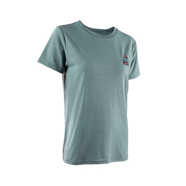 Leatt Core T-Shirt for Women Green M - Driven Powersports