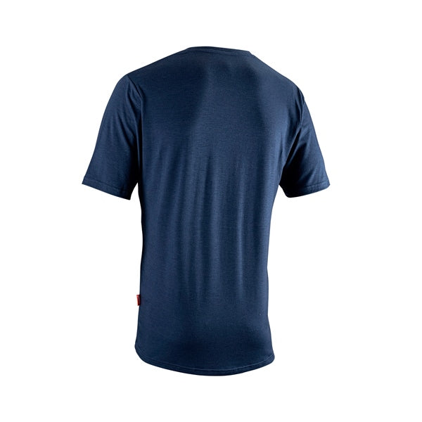 Leatt Tech T-Shirt for Men Blue S - Driven Powersports