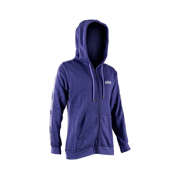 Leatt Tech Hoodie for Women Blue M - Driven Powersports