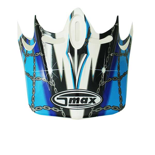 GMax GM46 SLICE VISOR Blue Medium-3XL - Driven Powersports