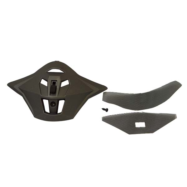 GMax GM11 MOUTH VENT Matte Titanium - Driven Powersports