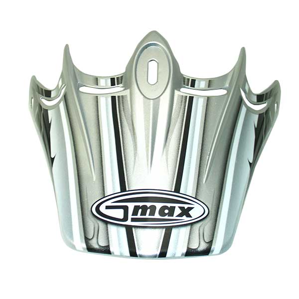 GMax GM46 VISOR Silver/Metal Youth - Driven Powersports