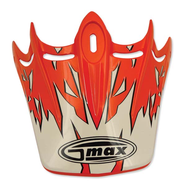 GMax GM46Y MONSTER VISOR Orange Youth - Driven Powersports