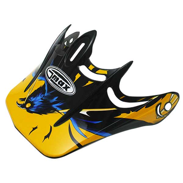 GMax GM46 SKULL VISOR Yellow Medium-3XL - Driven Powersports