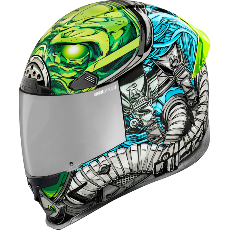 ICON HLMT AFP OUTBREAK Blue Front - Driven Powersports