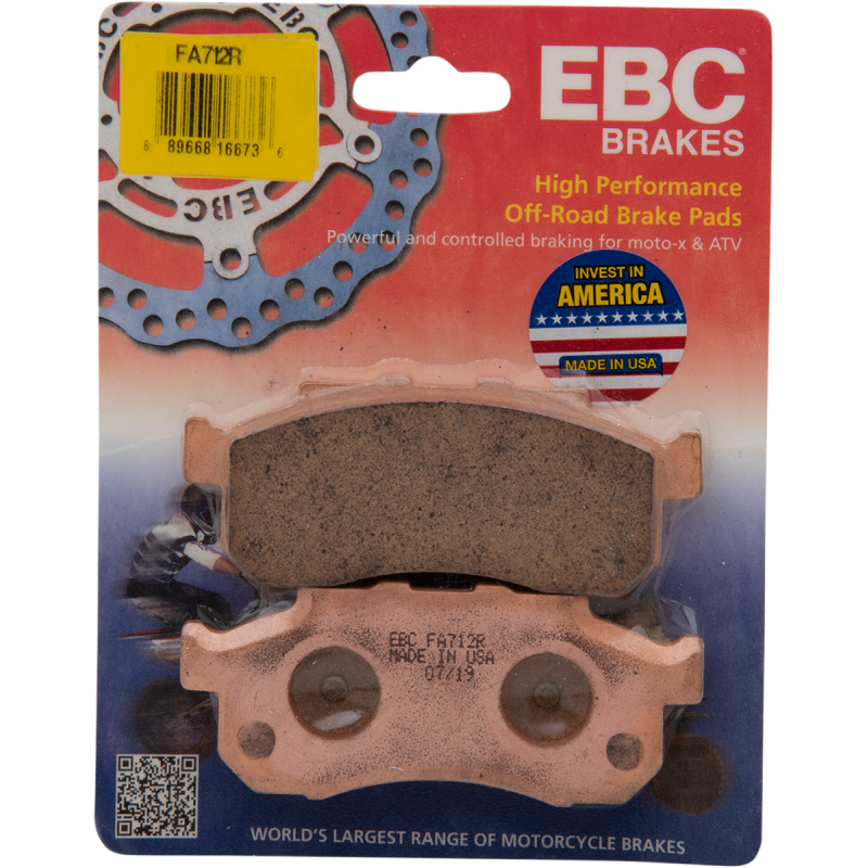EBC BRAKE PAD EBC FA712R Front - Driven Powersports