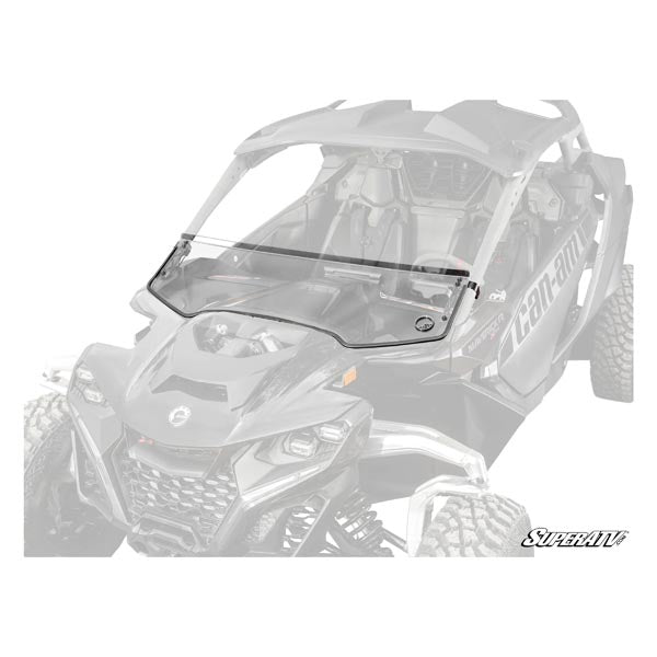 SuperATV Scratch-Resistant Half Windshield (HWS-CA-MAVR-001-70) - Driven Powersports