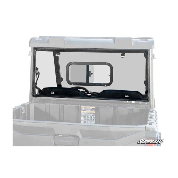 SuperATV Rear Sliding Windshield (RWS-P-RAN570-SGW-76) - Driven Powersports
