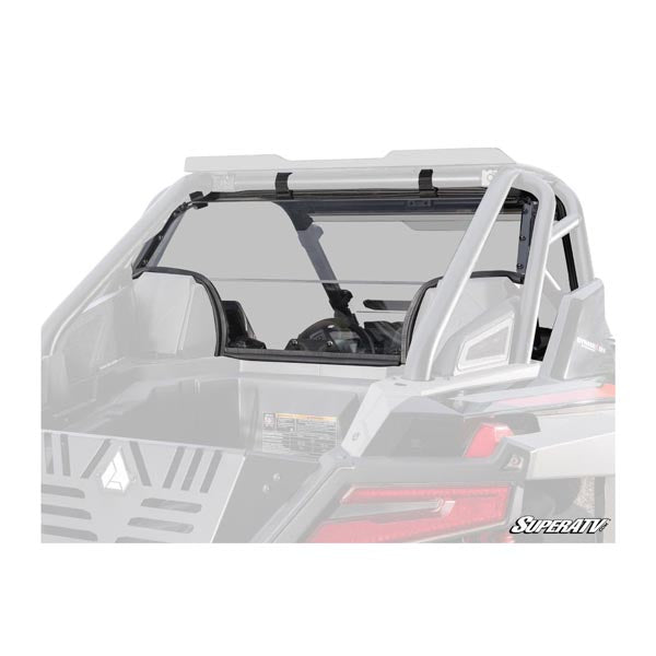 SuperATV Rear Windshield - Light Tint (RWS-P-RZRTR-001-76) - Driven Powersports