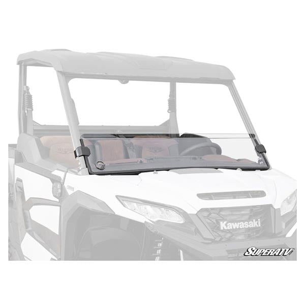 SuperATV SATV HALF WINDSHIELD KAW (HWS-K-RID-70) - Driven Powersports