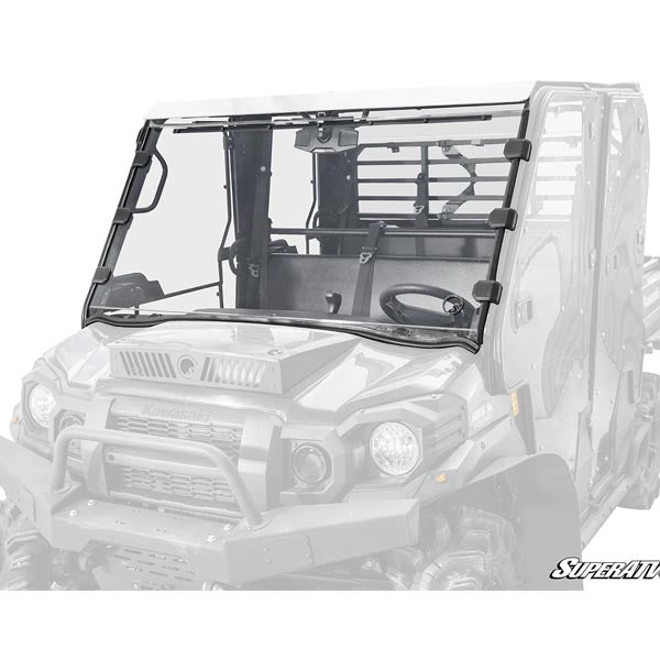 SuperATV STAV FRONT WINDSHIELD KAW (WS-K-MULEFXT-001-70) - Driven Powersports